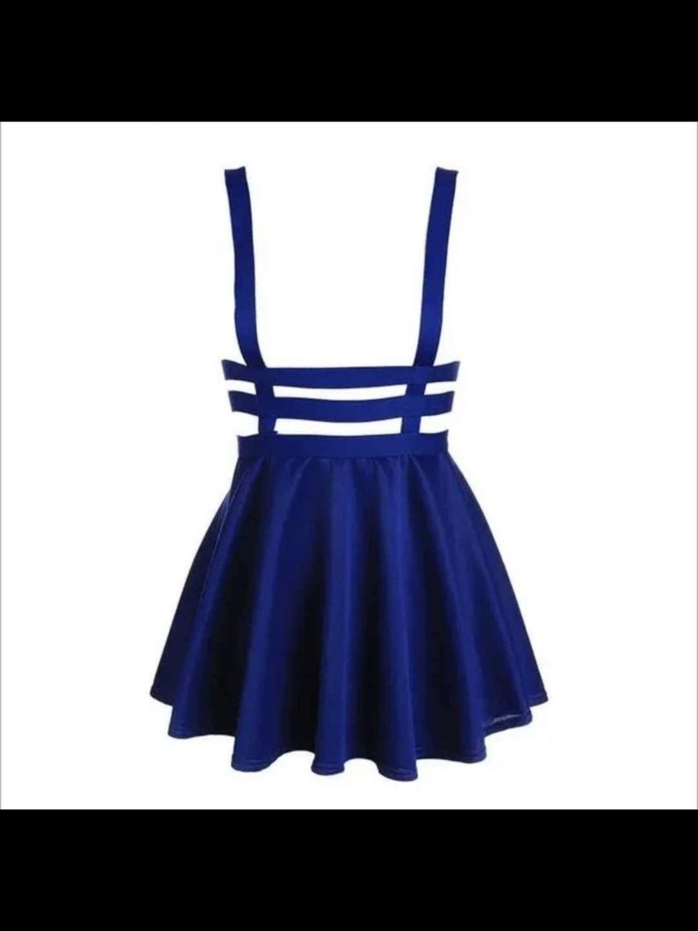 Royal Blue Strappy Skater Dress